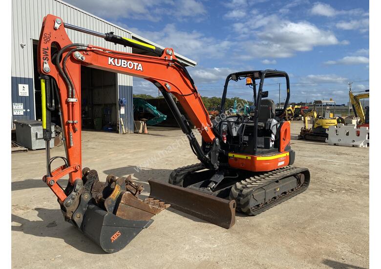 caption Used 2015 Kubota U55 Mini 5.5T Excavator for sale, 2090.50 - Pinkenba, QLD