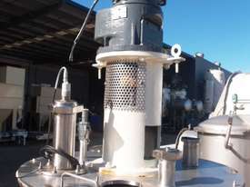 Stainless Steel Mixing Tank (Vertical), Capacity: 300Lt - picture0' - Click to enlarge