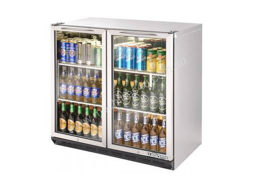 Williams BC2SS-80 Bottle Cooler Glass 2 Door Refrigerator