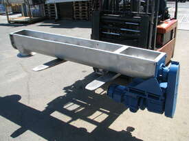 Stainless Auger Feeder Screw Conveyor - 2.1m long - picture0' - Click to enlarge