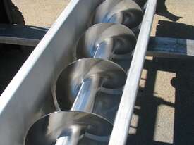 Stainless Auger Feeder Screw Conveyor - 2.1m long - picture1' - Click to enlarge