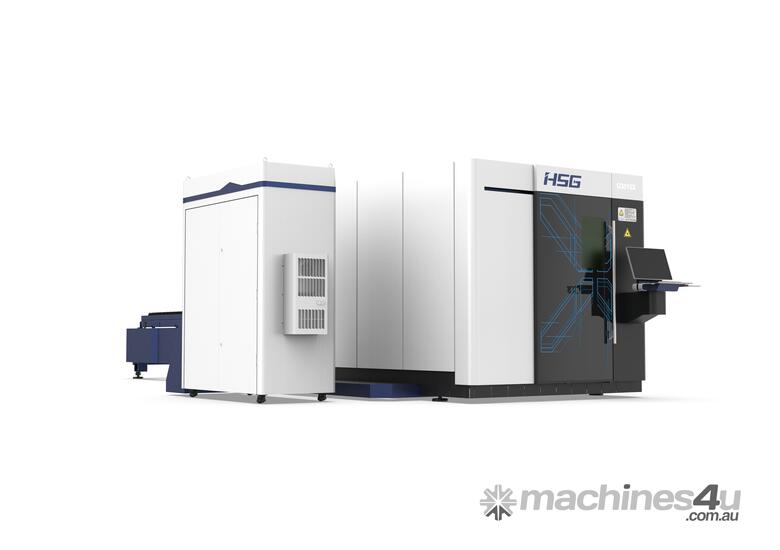 caption HSG 3015X 2kW Fiber Laser Cutting Machine * IPG & PANASONIC & ALPHA WITTENSTEIN & WSX: All in One! *