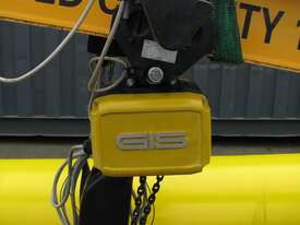 GIS 500kg Electric Chain Hoist Crane with Large Gantry Beam - Redfern Flinn - picture0' - Click to enlarge