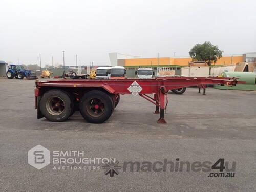 1988 KRUGER ST-2-30 6M TANDEM AXLE SKELTON TRAILER