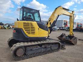 USED YANMAR SV100-2B 10T EXCAVATOR WITH LOW 650 HOURS, HYDRAULIC HITCH, 3 BUCKETS AND RUBBER TRACKS - picture2' - Click to enlarge