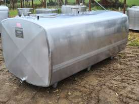 STAINLESS STEEL TANK, MILK VAT 2300lt - picture0' - Click to enlarge