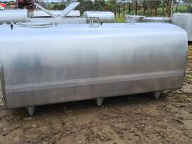 STAINLESS STEEL TANK, MILK VAT 2300lt - picture0' - Click to enlarge