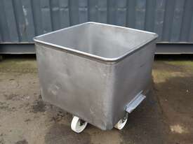 Small Stainless Steel Tank Tub Trolley - 180L - picture0' - Click to enlarge