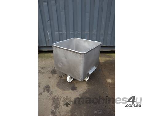 Small Stainless Steel Tank Tub Trolley - 180L