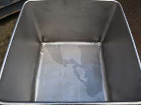 Small Stainless Steel Tank Tub Trolley - 180L - picture1' - Click to enlarge