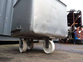 Small Stainless Steel Tank Tub Trolley - 180L - picture2' - Click to enlarge