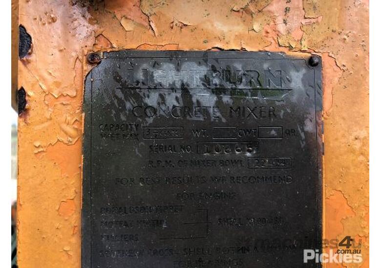 Used Lightburn Concrete Mixer Concrete Mixers in , Listed on Machines4u