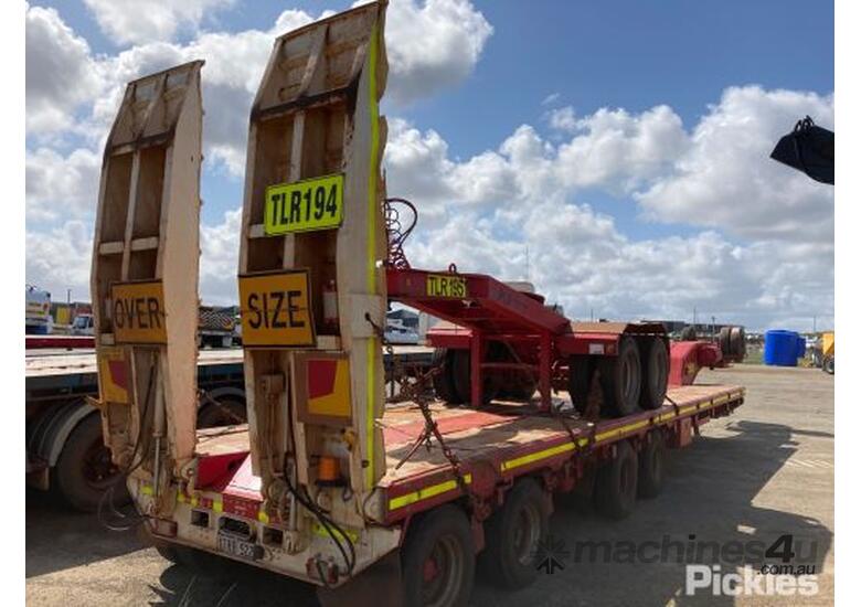 Buy Used drake 1986 Drake Quad Axle Low Loader O D Tipping Trailers in