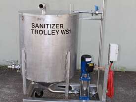 Mobile Stainless Steel Tank with Circulation Pump. - picture10' - Click to enlarge