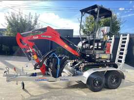 Mini Excavator 2.0 T & Plant Trailer with attachments - picture1' - Click to enlarge