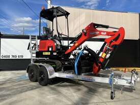 Mini Excavator 2.0 T & Plant Trailer with attachments - picture2' - Click to enlarge