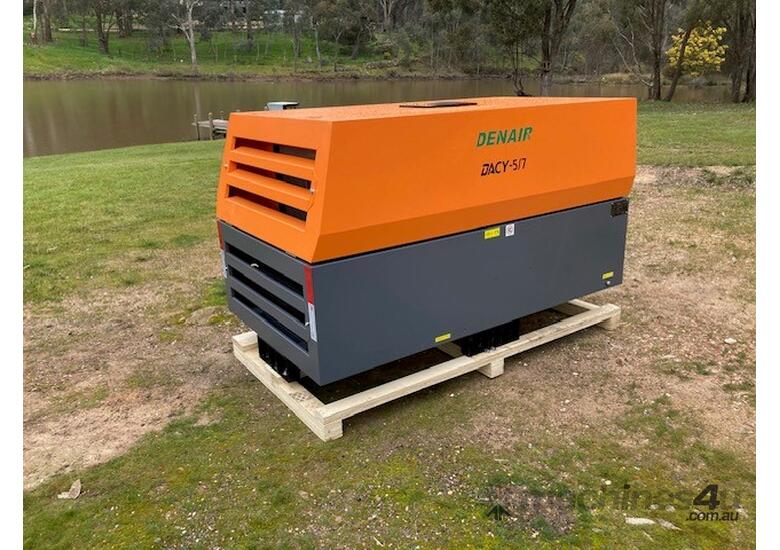 caption CVA Compressors - Brand New 180cfm Diesel Air Compressor - Skid Mount - FREE DELIVERY IN VICTORIA