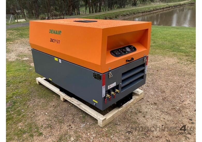 caption CVA Compressors - Brand New 180cfm Diesel Air Compressor - Skid Mount - FREE DELIVERY IN VICTORIA