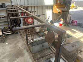 STEEL TROLLEY ON WHEELS  - picture0' - Click to enlarge