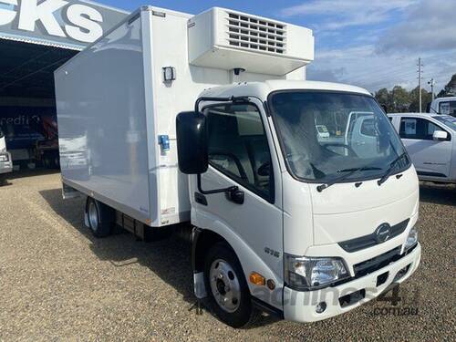 2018 Hino 300 SERIES 616 White Refrigerated Truck 4.0L 4x2