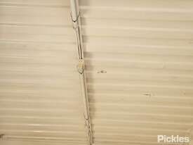 40ft Shipping Container, Timber Floor, Side Access Door, Half Office, Half Storage, 240V Wired Light - picture1' - Click to enlarge