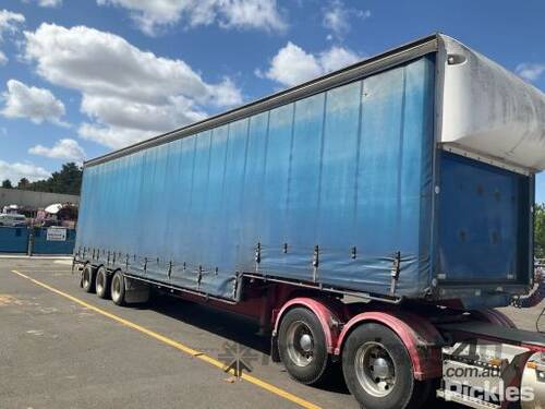 1995 Maxicube/Fruehauf HD Triaxle Curtainside Drop Deck B Trailer