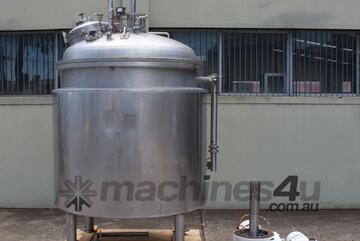 Stainless Steel Jacketed Pressure Vacuum Conta-Rotating Mixing Vessel