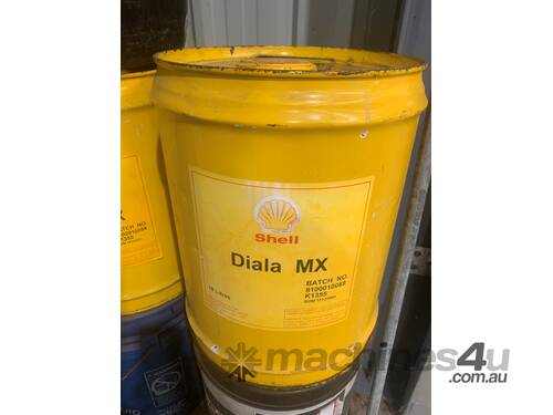 2 x 18lt Drums of Shell Diala M X Transformer Oil