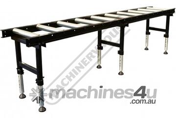RC-450HD Roller Conveyor with Adjustable Stands - Heavy Duty 540 x 3000mm 60mm Rollers