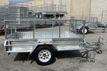 BIGMAN TRAILER 7x5 Box Trailer Heavy Duty 750KG ATM Checker Plate Floor