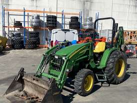 John Deere 4105 Tractor With 4in1 and Backhoe - picture0' - Click to enlarge