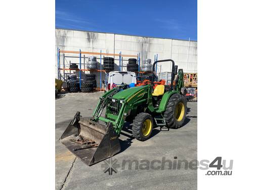 John Deere 4105 Tractor With 4in1 and Backhoe