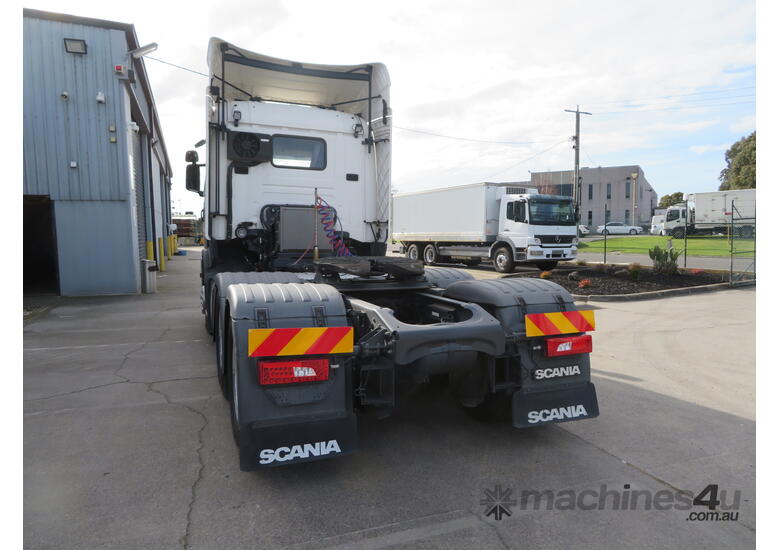 caption 2018 Scania R560 Prime Mover – 560hp V8, One Owner, 75T GCM!