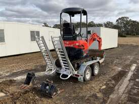 2023 Kubota U17-3 Mini Hydraulic Excavator with Trailer - picture1' - Click to enlarge