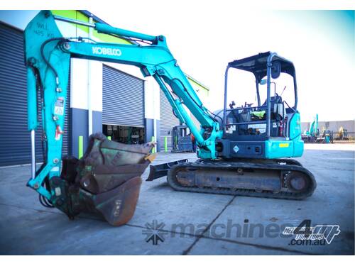 caption KOBELCO SK45SRX-6 EXCAVATOR