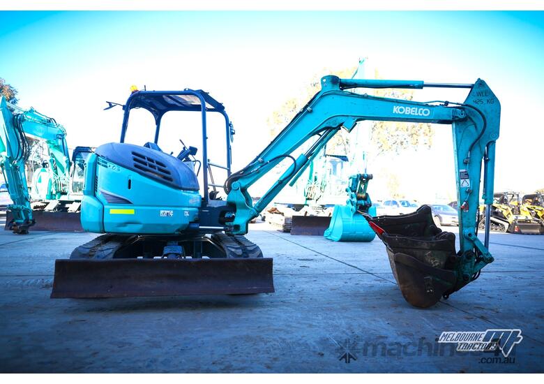 caption KOBELCO SK45SRX-6 EXCAVATOR