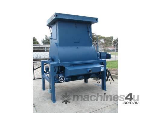caption Industrial Paddle Ribbon Mixer Continuous 1000 L with Dust Filtration System