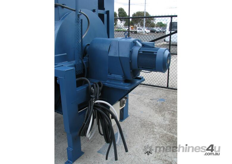 caption Industrial Paddle Ribbon Mixer Continuous 1000 L with Dust Filtration System