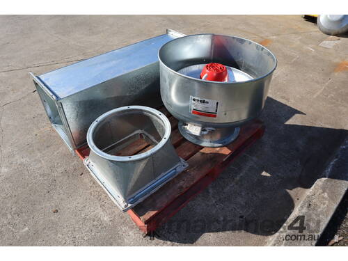  Industrial Centrifugal Exhaust Fan Ventilation System 3 HP - Cyclo Fans 