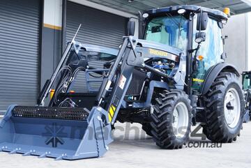 Trident Plus Synchromesh Model 75HP 4WD A/C Cabin Tractor with 4-in-1 Bucket (4,300kg Gross Weight)