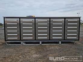 Steelman 9.5' Work Bench/Tool Cabinet, 30 Drawers  - picture0' - Click to enlarge