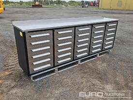 Steelman 9.5' Work Bench/Tool Cabinet, 30 Drawers  - picture0' - Click to enlarge