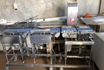 Anritsu KW5304AW Checkweigher with Rejector Precision Weight Sorting!