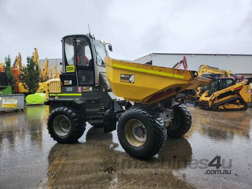 2017 WACKER NEUSON DW90 9T ARTICULATED SITE DUMPER WITH A/C CAB, SWIVEL SKIP AND 2550 HOURS