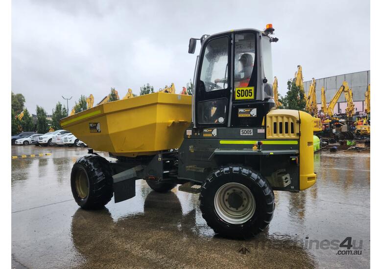 2017 WACKER NEUSON DW90 9T ARTICULATED SITE DUMPER WITH A/C CAB, SWIVEL SKIP AND 2550 HOURS