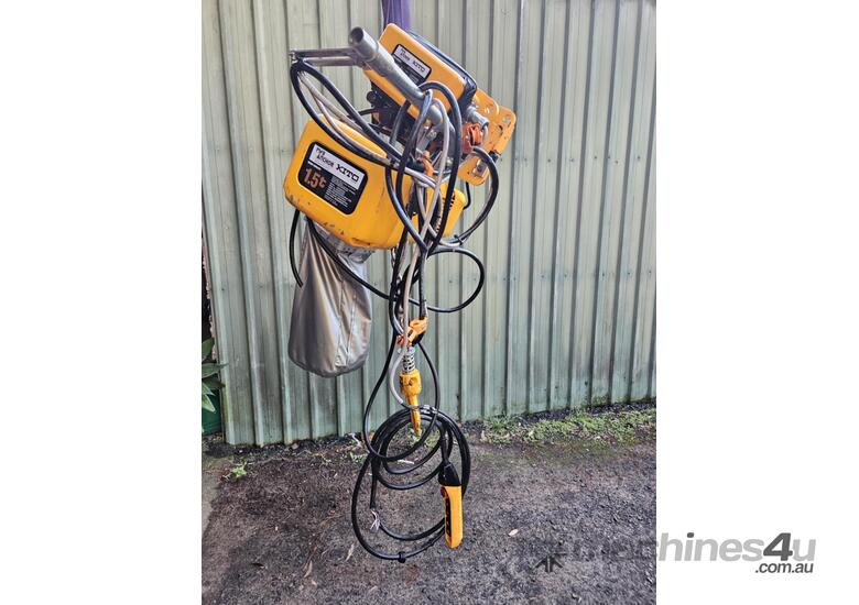 caption KITO Japanese electric 415v 1.5T chain hoist