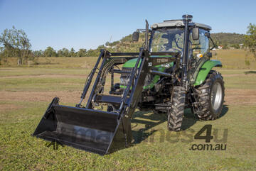 AgKing - Enfly 90HP Tractor A/C Cabin 4WD DQ904C with FEL & 4in1 Bucket