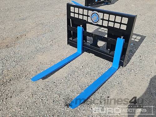 caption Unused Forks to suit Skidsteer Loader