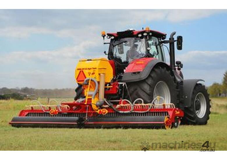 caption VREDO DZ 344.07.5 AIR TWIN PACKERRING ROLLER PASTURE SEEDER DISC DRILL