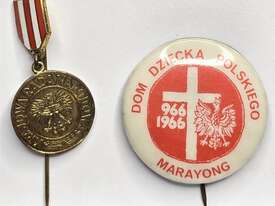 TWO WWII PINS  - picture0' - Click to enlarge